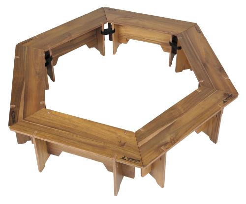 キャプテンスタッグ(CAPTAIN STAG) テーブル ヘキサグリルテーブルセット 収納バッグ付き CSクラシックス UP-1038