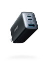 Anker PowerPort III 3-Port 65W Pod (USB PD 充電器 USB-A USB-C 3ポート)独自技術Anker GaN II採用 / PD対応 / PPS規格対応 / PSE技術基準適合 / 折りたたみ式プラ