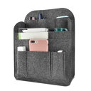 Newseego バッグインバッグ リュック インナーバッグ フェルト A4 B4 B5 縦 化粧ポーチ 縦型 自立 iPad 小物収納ポーチ 防水 軽量 大き...