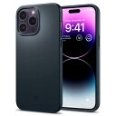 Spigen iPhone14ProMax ケース 2重構造 PC素材 さらさら 米軍MIL規格取得 超極薄 レンズ保護 超薄型 超軽量 指紋防止 擦り傷防止 マット仕上げ ワイヤレス充電対応 マット仕上げ シン・フィット ACS04768 (メタル・スレート)