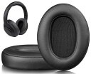 SOULWIT イヤーパッド 交換パッド Sony WH-XB900N (WHXB900N)/ WH-CH710N (WHCH710N)/ WH-CH720N (WHCH720)/ WH-RF400 (WHRF400)/ MDR-RF895RK 用 イヤークッション ヘッドパッド ノイズアイソレーション 高密度フォーム (ブラック)