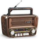 Gelielim ラジオ ポータブルラジオ FM/AM/SW/短波ラジ...(2)