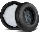 SOULWIT イヤーパッド イヤークッション JBL Live 400BT/Live 400 BT On-Ear ワイヤレス ヘッドホン 用 交換パッド プロテインレザー ヘッドパッド ノイズアイソレーションフォーム ブラック