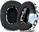 SOULWIT 冷却ジェルパッド イヤーパッド 交換パッド Skullcandy Crusher Wireless/Evo/ANC Hesh 3/ANC/Evo Venue ANC Wireless Over-Ear ヘッドセット 用 イヤークッション ヘッドホンパッド 互換性 パッド 冷感パッド 高密度フォーム (ユキヒョウ柄)