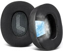 SOULWIT 冷却ジェル パッド イヤーパッド for JBL E65 (E65BT E65BTNC)/Live 650 (650NC 650BTNC)/Duet NC Over-Ear ヘッドホン 用 交換 イヤークッション ヘッドホンパッド 高密度フォーム 冷感パッド (ブラック)