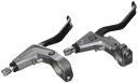 シマノ(SHIMANO) ブレーキレバー(TREKKING) BL-T4000-S シルバー 左右セット 2フィンガー EBLT4000PAS ALIVIO(ア...