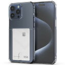 2in1機能付きスマホ透明ケースSinjimoru、iPhone薄型 TPU素材 手帳型スマホカード入れケース 衝撃吸収 黄変防止 脱着簡単 SUICA PASMO 定期券 レトカ 交通パスカードウォレット iPhone 15 Pro Max Plus iPhone 14 13 12シリーズ。Air-Shield with Card Slot iPhone 15 Pro Ma