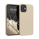 kwmobile スマホケース Apple iPhone 12 mini対応 ケース - TPU リキッド シリコン カバー - 耐衝撃 傷防止 サラサラ Case