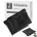 Geekria 2個パック ソフト レザー ヘッドホン ポーチ スリー...(2)