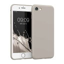 kwmobile スマホケース Apple iPhone SE3 / iPhone SE2 / iPhone SE (2022) / iPhone SE (2020) / iPhone 8 / iPhone 7対応 ケース - スマートフォン バックカバー TPU 耐衝撃 クリームマット
