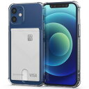 2in1機能付きスマホ透明ケースSinjimoru、iPhone薄型 TPU素材 手帳型スマホカード入れケース 衝撃吸収 黄変防止 脱着簡単 SUICA PASMO 定期券 レトカ 交通パスカードウォレット iPhone 14 Pro Max Plus iPhone 13 iPhone 12シリーズ。Air-Shield with Card Slot iPhone 12 Mi