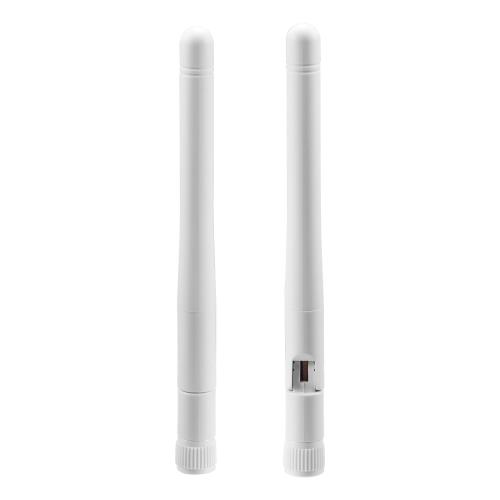 Bingfu外部WiFiアンテナRP-SMA2.4GHz5GHz 5.8GHz 3dBi WiFiルーターセキュリティIPカメラアクセスポイントUSBWiFiアダプターアンテナ用のデュアルバンドワイヤレスアンテナ交換（2パック）