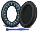 SOULWIT イヤーパッド イヤークッション Bose Triport 1 (TP-1) Triport 1A (TP-1A) Around-Ear 1 (AE1) ヘッドセット 用 ヘッドホン パッド より厚くする 交換パッド ノイズアイソレーションフォーム プロテインレザー ブラック