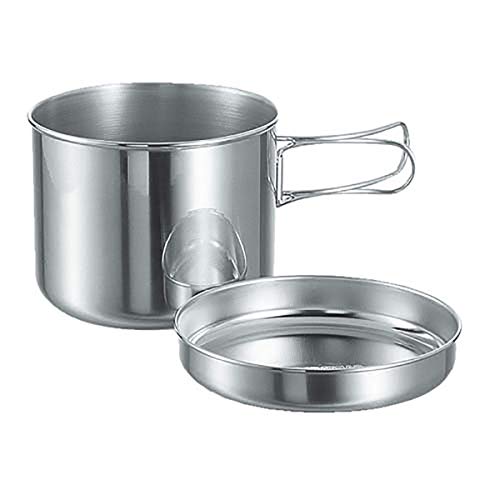重量(約):200g 材質(品質):ステンレス鋼 仕様/その他:セット内容:11cm鍋x1、12cm皿(ふた)x1 収納セットサイズ:(約)外径121×高さ93mm(本体のみ) 型番:M-8579 原産国:日本