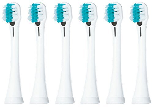 パナソニック 音波振動ハブラシ 替えブラシ イオン用密集極細毛ブラシ EW0913-W白 2本入x3セット(計6本) パナソニック 音波振動ハブラシ 替えブラシ イオン用密集極細毛ブラシ EW0913-W白 2本入x3セット(計6本)