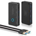 RSHTECH USB 切替器 2PCで4台の機器共有 USB3.0対...(2)