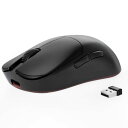 AJAZZ AJ099 ゲーミングマウス 無線 ゲームマウス ワイヤレスマウス デュアルモード超軽量 USB2.4GHz 原相チップPMW 3311 有線 Type-C充電式 超軽量蝶透かし底部設計54 g 小型 左右対称 持ち運び便利 ドライバ編集可能 6段階DPI切替 12000DPI 500MAH充電式電池 高耐久性 ブラ