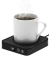 Kyerlish カップウォーマー コーヒーウォーマー 保温コースター マグカップウォーマー ドリンクウォーマー 2段階温度調整 50℃ 60℃ 静音 保温 自動電源オフ 水/お茶/コーヒー/牛乳など飲み物 加熱コースター オフィス/家庭用 誕生日/クリスマス 友達/家族へのプレゼント PSE