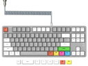 A.JAZZ 有線 ゲーミング用 メカニカルキーボードセットテンキーレ...(2)