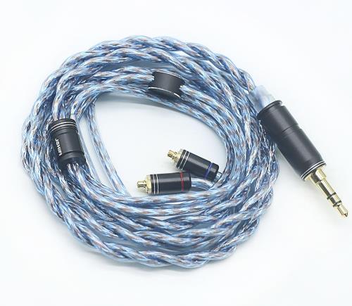 JSHiFi-VENUSMMCX3.5mmリケーブル 銀メッキと古河銅金銀銅同軸線材 MMCXイヤホンアップグレードケーブル 3.5mmイヤフォン交換ケーブル (MMCX3.5mm)