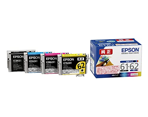 エプソン 純正 インクカートリッジ ペン・クリップ IC4CL6162A 4色パック