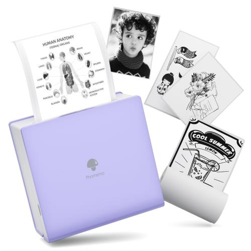 Phomemo M02 モバイルプリンター サーマルプリンター フォトプリンター スマホ対応 ミニプリター ポータブル式 感熱プリンター 携帯写真プリンター メモプリンター 付