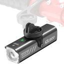 自転車 ライト 充電式USB-C 大容量5000mAh ロードバイクライト 1600ルーメン 高輝度 LED自転車ヘッドライト吊り下げ可能&自動点灯 IPX6 防水 自転車フロントライト 長時間使用 クロスバイクライト ロードバイク キャンプ ハイキング サイクリング 懐中電灯兼用