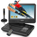 フルセグ dvdプレーヤー WONNIE ポータブル DVDプレーヤー 12.5型 フルセグチューナー内蔵 地デジ放送 dvd ワンセグ 10.5インチ液晶 リージョンフリー CPRM対応 AV入出力 アンテナ付き(2)