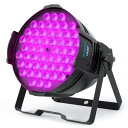 BETOPPER ディスコライト LPC007 54x3W RGB LED 舞台照明 6色変換ステージライト ステージ照明 DMX512 3/7CH パーティライト スポットライト DJ disco light クラブライト専門設備 高輝度 音声連動 舞台/演出/結婚式/パーティー/カラオケ/クラブ/バー用 (LPC007)