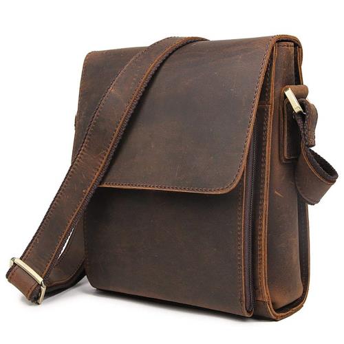 [Ariga] ショルダーバッグ メンズ 本革 牛革 斜め掛けバッグ メッセンジャーバッグ 通勤 通学 レザー