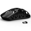 ATTACK SHARK R3 ゲーミングマウス マグネシウム合金 ワイヤレス PAW3395 8000hz 46g 超軽量 2.4G/Bluetooth/USB有線 26000DPI コイルケーブル付き 急速充電 技適取得済み(ブラック)