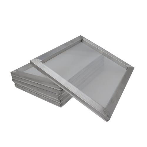INTBUYING シルクスクリーンフレーム シルクスクリーン印刷用 アルミ合金の枠 紗張り済み 内寸法38x43cm 110メッシュ