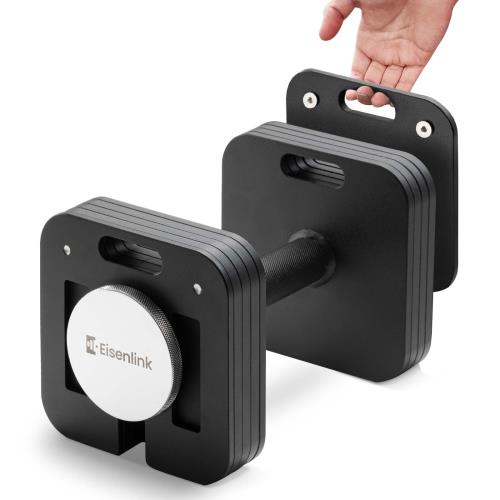 Eisenlink 可変式ダンベル 4KG～20KG 2KG刻み 9段階調整 四角形モデル 純鋼鋳造 家庭用