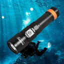 ORCATORCH D710 潜水灯 |3000ルーメン出力と150メートル防水ダイビングライト|充電式LED水中ライト|4つの輝度レベル水中ライト ダイビング...