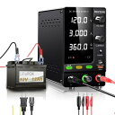 RUZIZAO 安定化電源 120V 3A 4桁電圧電流電力表示 エンコーダ調整 デスクトップ電源 スイッチング電源 6V 12V 24V 36V 48V 60...