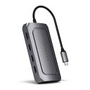 SATECHI USB-Cハブ 9-in-1 マルチポートアダプター, USB4, 8K HDMI, 100W PD充電, 3x USB-A, Ethernet, Micro/SDカードリーダー, 3.5mmオーディオジャック, MacBook, Windows, USB Type-C機器対応(2)