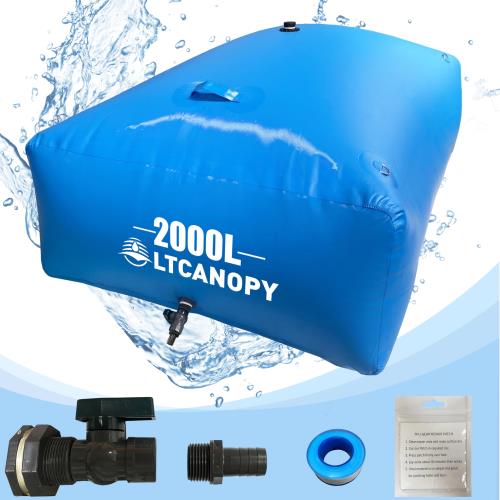 LTCANOPY 雨水タンク 貯水タンク 農業用灌漑 非常用給水タンク。 干ばつに強い 消火 水貯蔵のぼうこう..