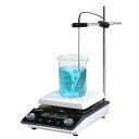 LACHOI マグネチックスターラー ホットスターラー 磁気攪拌機 LCD 100-1600RPM変速 5L 加熱可能 タイミング設定可能 回転子付き デジタル...