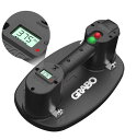 Raizi Grabo PRO-Lifter20電動バキュームリフター、デジタル表示付き 真空を監視 超強力吸盤、170kg耐荷重、電動吸盤、重い荷物の移動、木材石材ガラスパネルの運搬、家具の移動、タイル張り機、バキュームサクションカップ、電気真空サクションカップ
