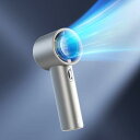 JISULIFE ハンディファン 小型 卓上扇風機 USB充電式 5000mAh大容量バッテリー 最大15時間動作 携帯扇風機 手持ち 1-100段階風量調節 強風 LEDデジタル表示 ポータブ・