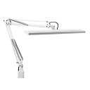 山田照明 Z-LIGHT LED デスクライト 高演色LEDRa97 Z-80PROIIW ホワイト セード幅450mm・アーム長360+360mm