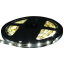 Kaito Denshi(海渡電子) LEDテープライト 300灯 12V 両端子 1チップ 薄型 非防水 単体 500cm 白色