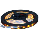 Kaito Denshi(海渡電子) LEDテープライト 300灯 12V 両端子 1チップ 薄型 非防水 単体 500cm 黄色