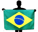 TOSPA ブラジル国旗 NO1 70×105cm テトロン製日本製