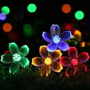 cshare LED ソーラー ストリングライト イルミネーションライト 50LED 7M 屋外 ガーランドライト キャンプ IP65防水 8モード 夜間自動点灯 クリスマス/ハロウィン/パ・