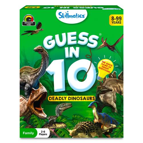 Skillmatics Card Game - Guess in 10 Dinosaurs, Perfect for Boys, Girls...