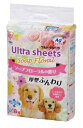 アイリスオーヤマ 香り付きウルトラクリーンペットシーツ ソープフローラルの香り ダブルワイド 18枚 US-18DWF