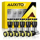 AUXITO T10 LED ホワイト 爆光 10個 ポジションランプ led キャンセラー内蔵 2W 24個3014LED素子 30000時間寿命 12V車専...