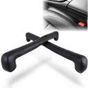 Aurax クッション 車用 隙間埋め シートコンソール ダブルヘッド型 シートサイドクッション シート パッド スペーサー 車内 レザー仕様 収納スペース カー用品 便利グッズ フィット 運転席 助手席 幅広い車種に対応 2本入り 2年保証 (ブラックステッチ)