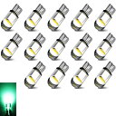 T10 LED ポジションランプ T10 led キャンセラー 14個入 T10 車LED ライセンスランプ ・カー ポジション 12V (グリーン)(2)